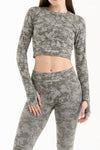Army - Conjunto 2 Piezas: Legging + Bra Crop