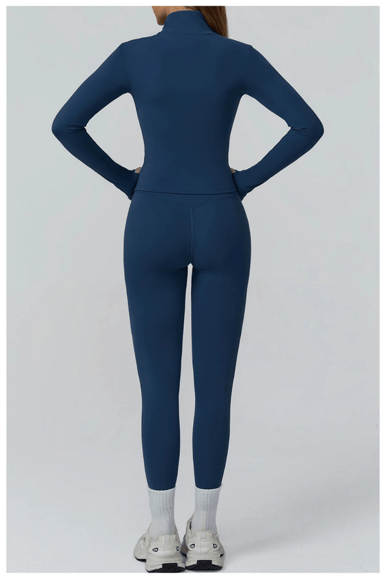 Trace – Set Deportivo 2 Piezas: Legging + Jacket Contour Fit