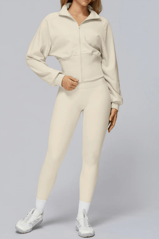 Veya - Cropped Performance Zip Jacket