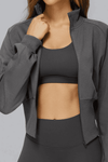 Veya - Cropped Performance Zip Jacket