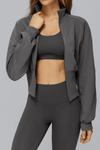 Veya - Cropped Performance Zip Jacket