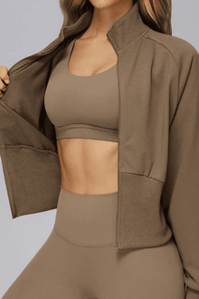  Veya - Cropped Performance Zip Jacket