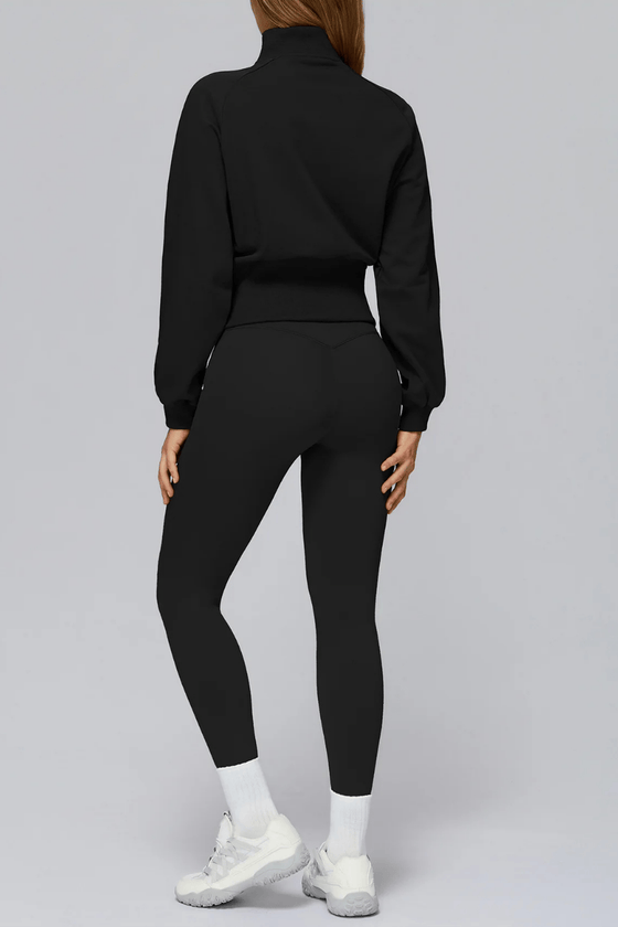 Veya - Cropped Performance Zip Jacket