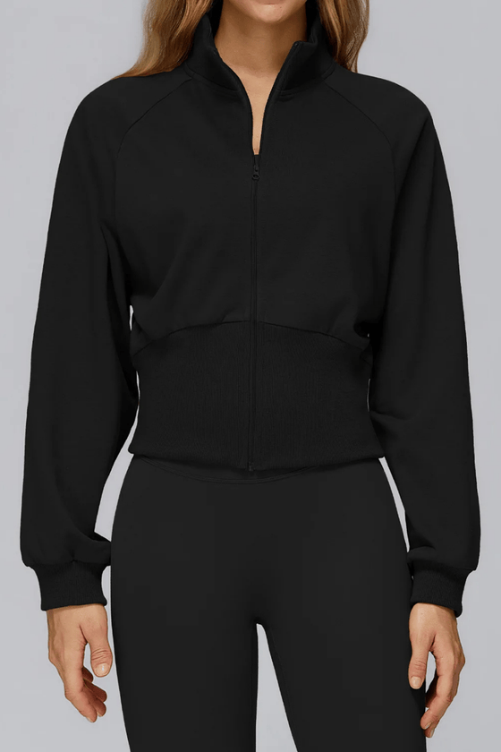 Veya - Cropped Performance Zip Jacket