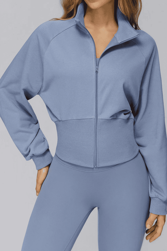 Veya - Cropped Performance Zip Jacket