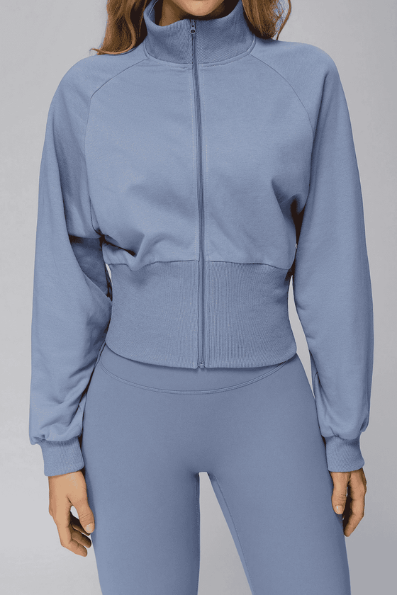 Veya - Cropped Performance Zip Jacket